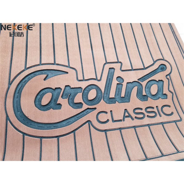 2000 Carolina Classic 25 Fishing Boat Cockpit Floor Mat EVA Faux Teak Marine Decking Pad