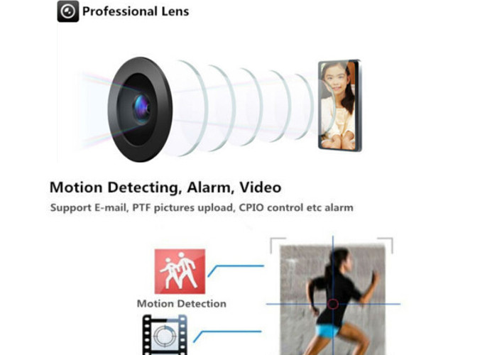 2.0MP IP CCTV Remote Controlled Cameras HD1080P Weatherproof