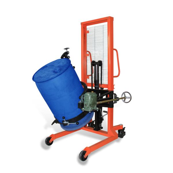 Custom Manual Hydraulic Drum Lifter Rotator Lifter For 55 Gallon Steel Barrel