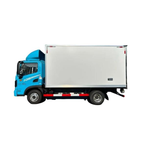 Pure Electric Mini Cargo Van Refrigerated Truck For Food Transportation
