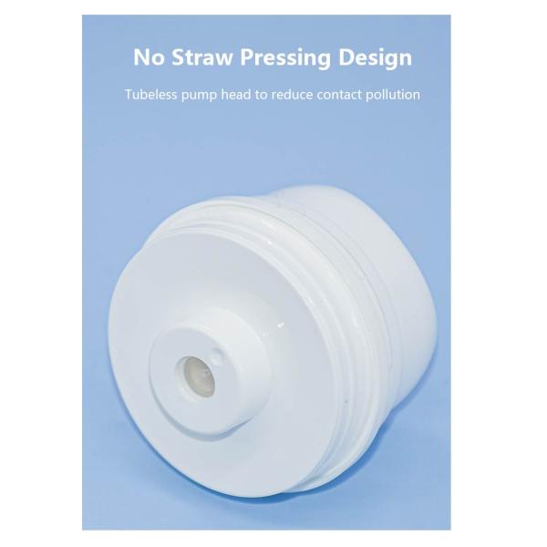 Garrafa mal ventilada sustentável 50ml 100ml 150ml da bomba dos PP com tomada central do furo