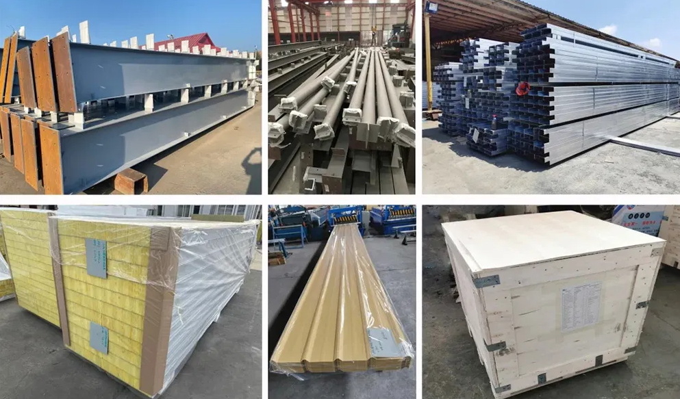 High Quality Customized Design Prefab Metal Construction Building Steel Structure Industrial Hall