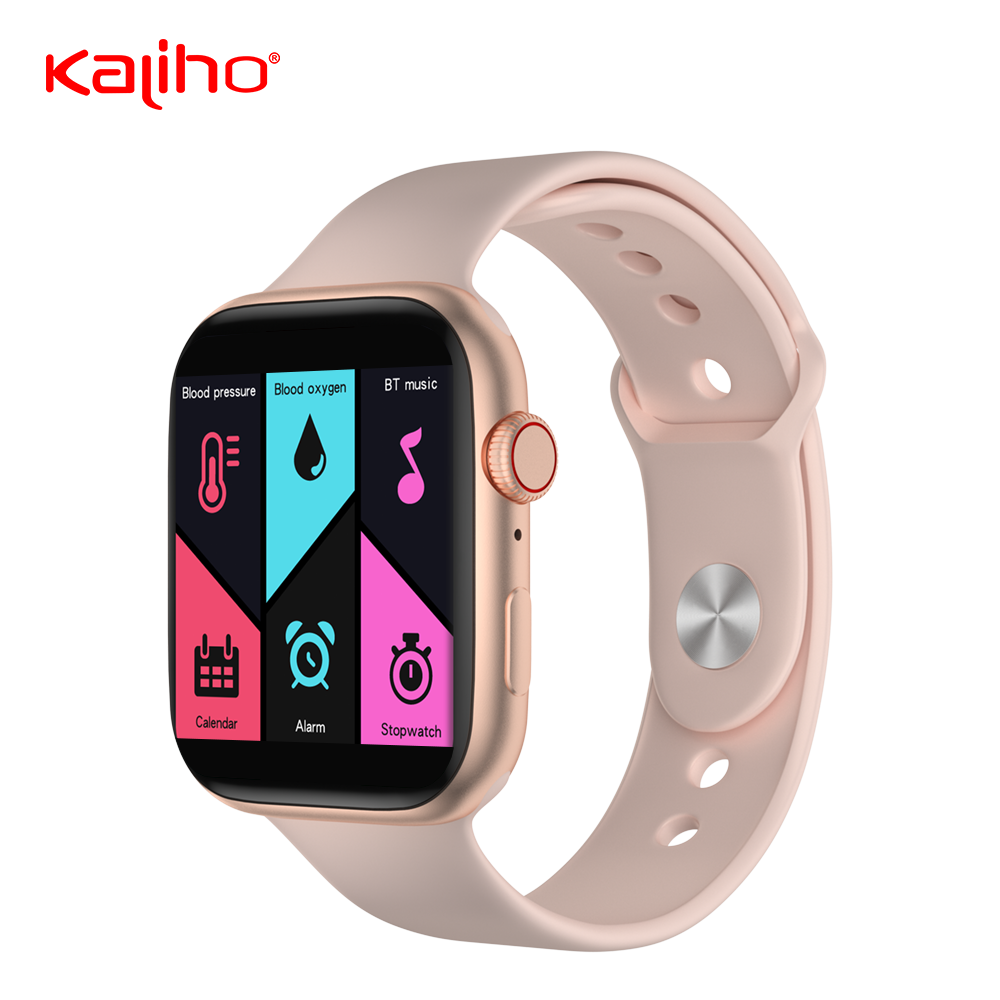 1.44inch large full touch screen digital body skin temperature sensor square dial custom gps tracking caller id GTS2 smart phone calling S9 watch call function access control ladies female kids