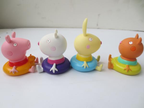 Baby Shower Gift  Animal Rubber Bath Toys Cute Animal Design For Infant / Toddler