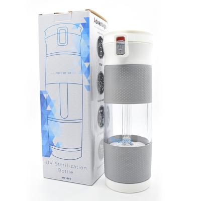 Método UV 450ml AZ-UV905 da esterilização do filtro do carbono da garrafa de água do esterilizador plástico