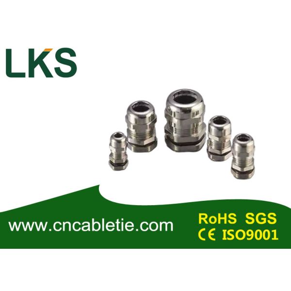 IP68 Brass Metric Thread Cable Gland Strain Relief Connector for Industrial Electrical Wiring