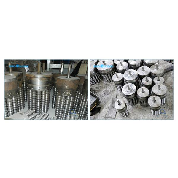 Máquina de fabricação de tubos corrugados de conduto de ar de pós-tensão 380V 50HZ