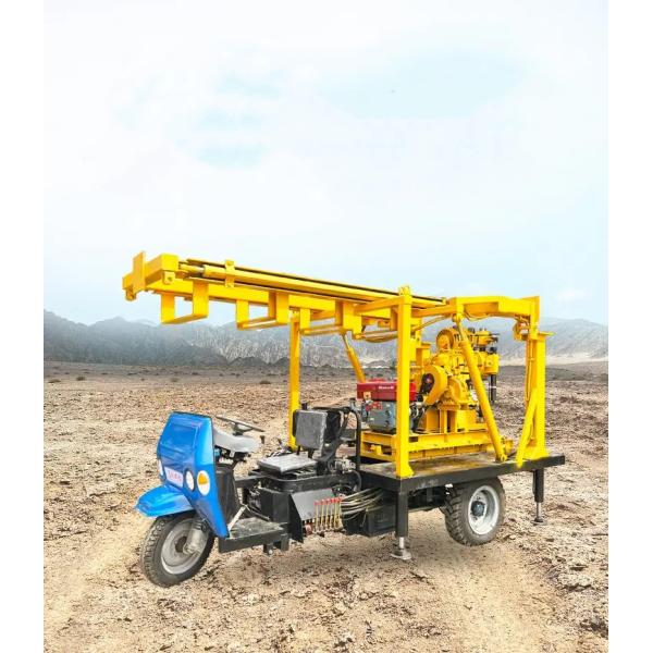 Chasis del vehículo Estación de perforación hidráulica autopropulsada para la perforación de pozos de agua de 200 metros