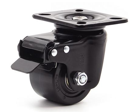 Nylon 75mm Industrial Swivel Casters Wheels With Brake 700kg