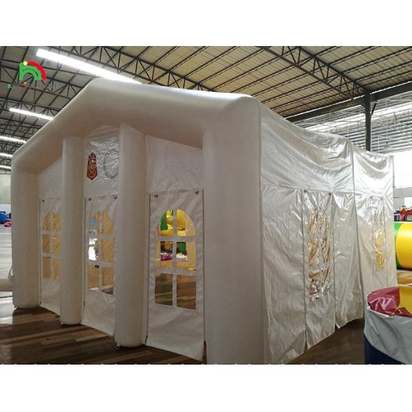 White Large Outdoor Blow Up Wedding Party LED Light Camping Inflatable Outdoor Events Tent