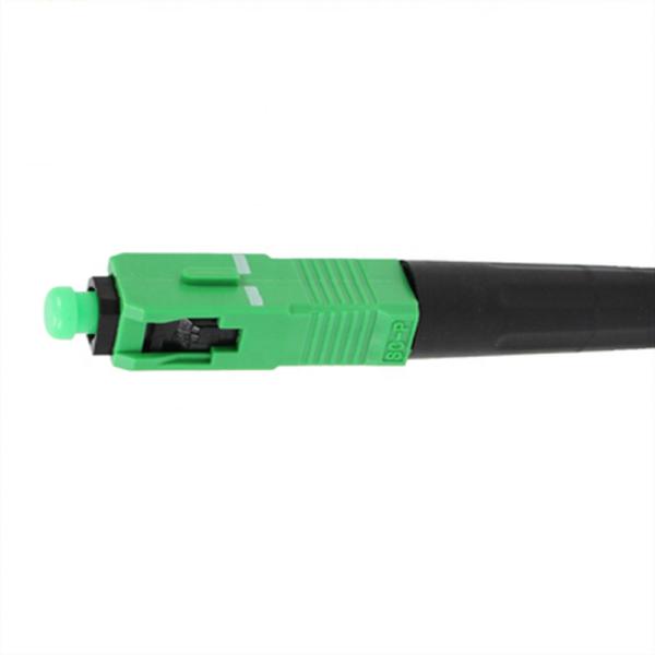 Quickly Assembly SC APC Fiber Connector Low Insertion Loss Good Connection Stability