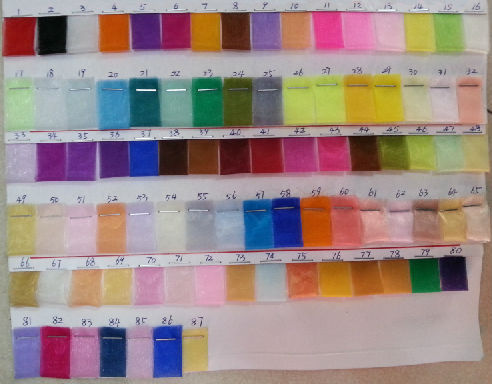 Fashion Large Drawstring Jewelry Pouch Crystal Sheer Fabric For Promotional Packaging