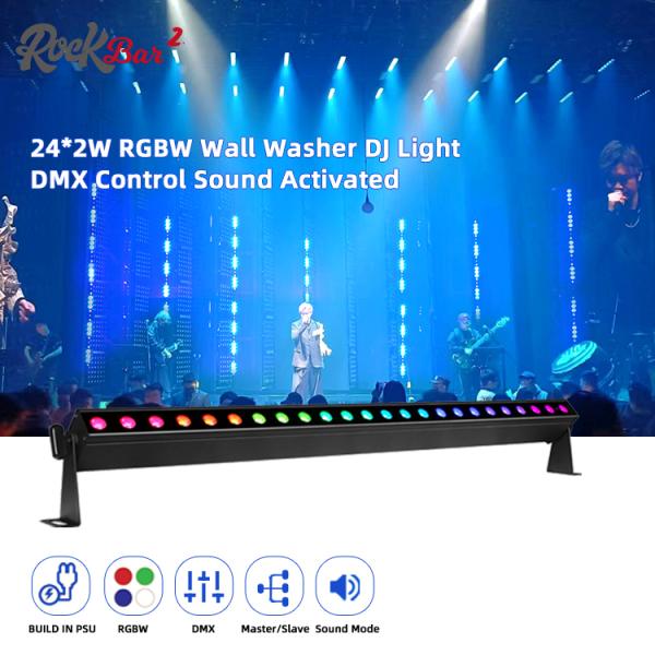 24*2W RGBW 4in1 Led Wallwasher Bar