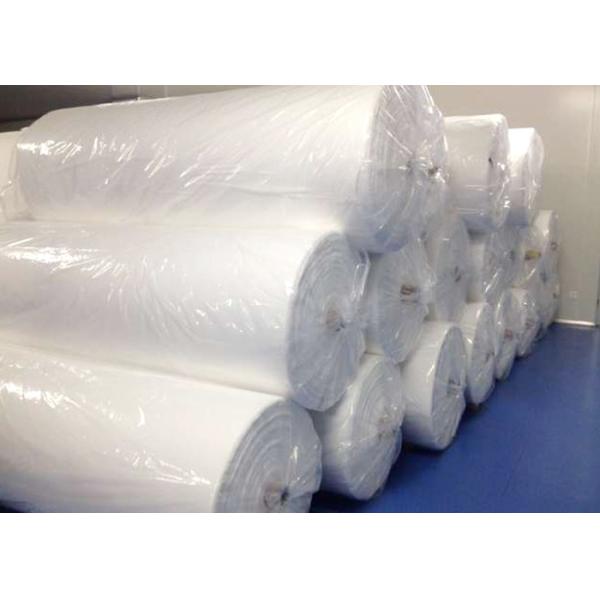 Breathable Spunlace Non Woven Cotton Fabric 35-80gsm In Stock Anti - Bacteria
