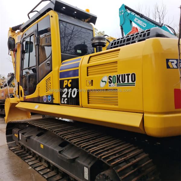 Used Komatsu Excavator PC210 Hydraulic Crawler Excavator Operating Weight 21tons