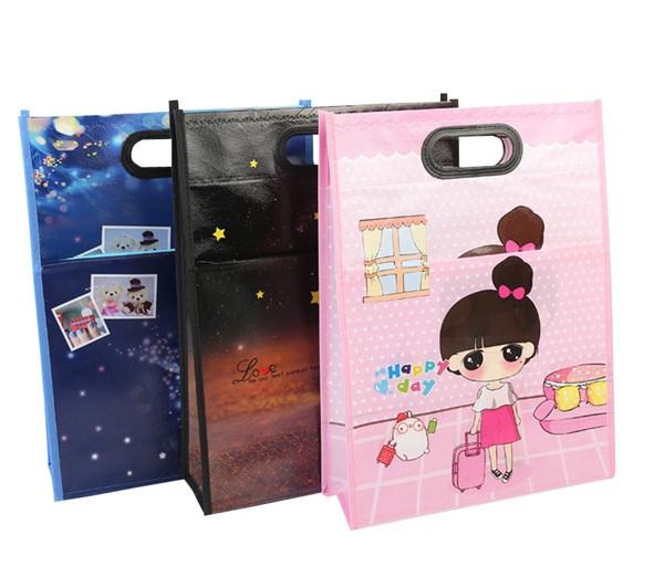 Bolsas de polipropileno laminadas não tecidas por encomenda Bolsas de camisetas não tecidas por encomenda