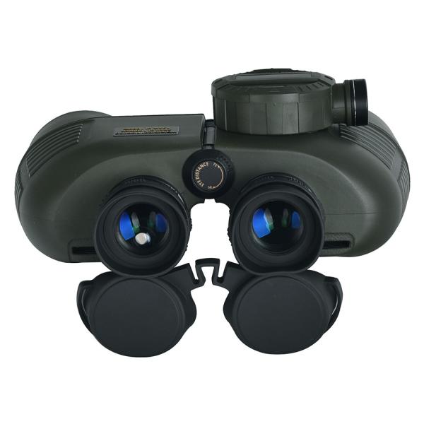 7x Magnification Marine Telescope with Compass and Rangefinder