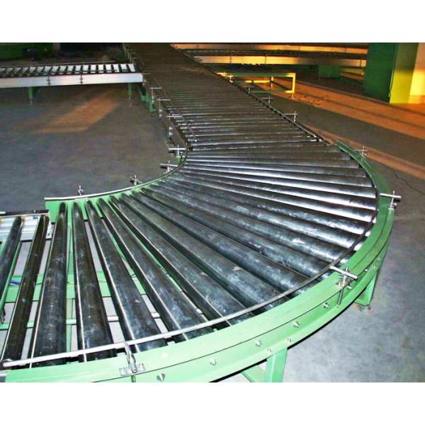 El acero curvó los sistemas de transportador de rodillo para el movimiento material/dirigir