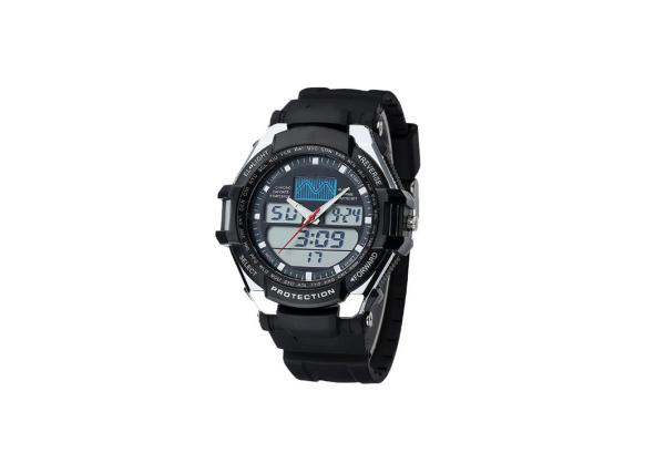 Plastic Chronograph Children'S Digital Watch Digital Timepieces With TPU Strap