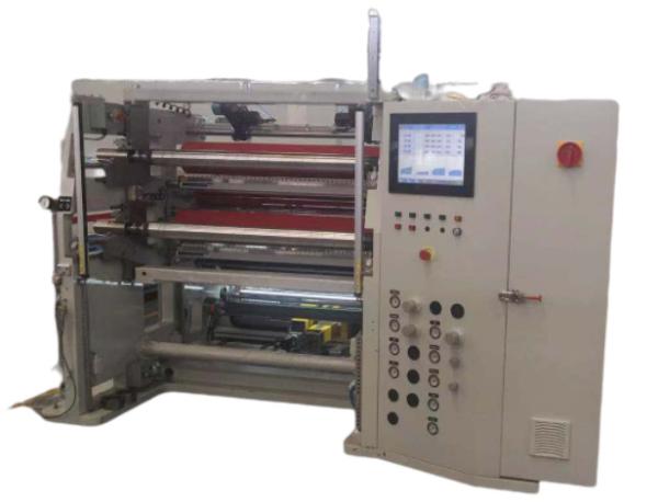 High Speed 15 Micron 200V Slitter Rewinder Machine , Stretch Film Rewinding Machine
