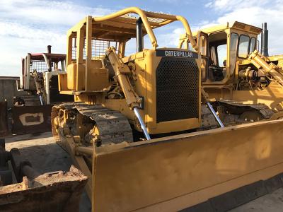  D7G Second Hand Bulldozers Original Winch CAT 3306 Engine 200hp