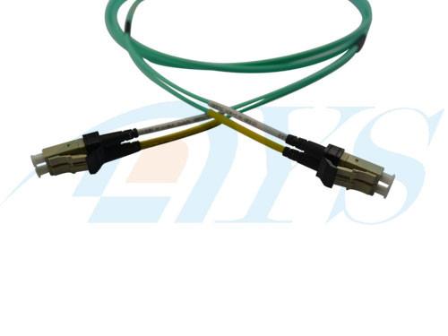 Mini LC - LC Jumper Optical Fiber Patch Cord 50 / 125 OM3 Multimode For LC Connector