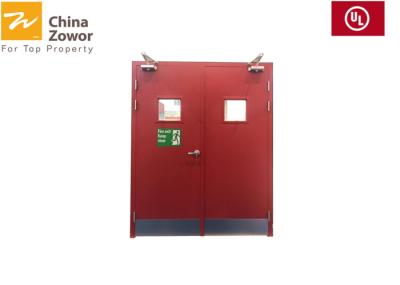 portas avaliados de 60/90 de fogo de aço inoxidável dobro mínimo do balanço 304 com painel Gold Coast da visão