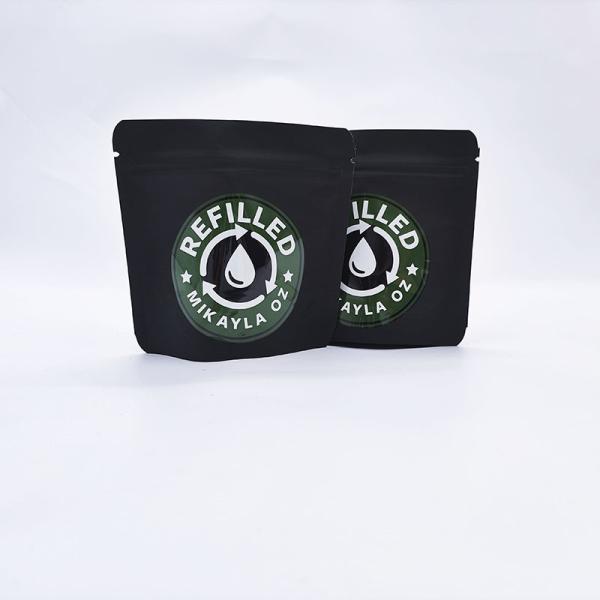 Conditionnement en plastique zip-lock aluminisé de preuve d'odeur de sac de