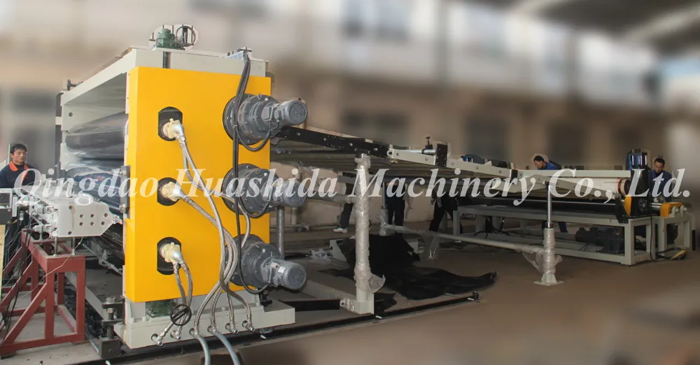 Super Wide 8000mm Max Width 0.5-2.0mm Film Thickness Geomembrane Film Extrusion Line