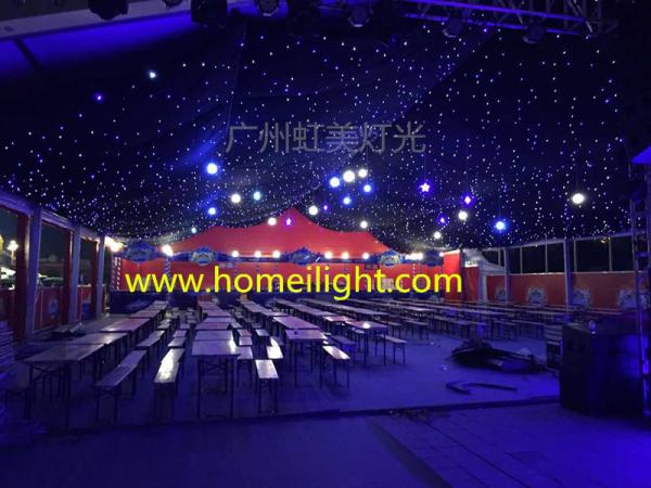 Professional LED Stage Lights DJ Club LED Star Curtain Blue white LED Flexible Star Backdrop Cloth