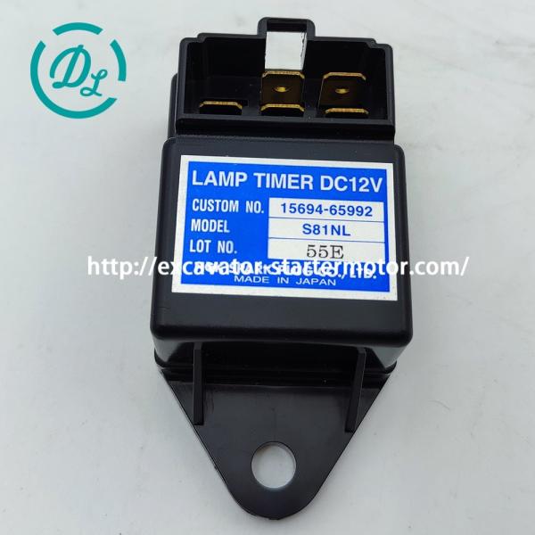 Relé de tiempo Komatsu 12V 15694-65992 para motor V3300