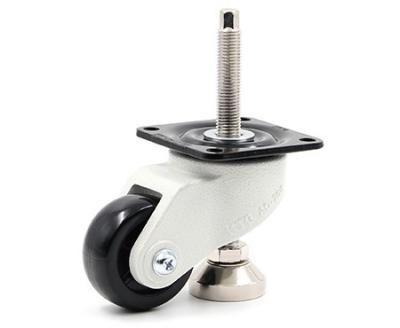 72mm Nylon Adjustable Leveling Plate Casters 600kg For Automation Equipment