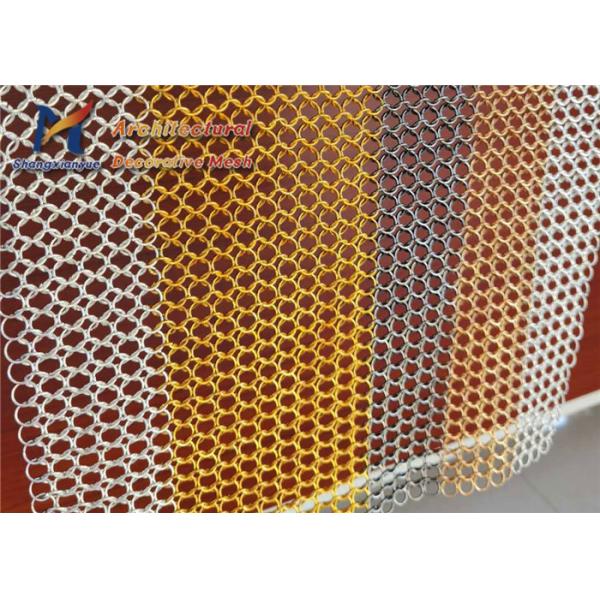 Панели ячеистой сети занавеса 1.5mm почты SS316L цепные 25mm декоративные