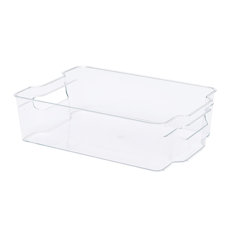 Acrylic Transparent Refrigerator Vegetable Cosmetics Snack Sundries Storage Box Food Grade Frozen Display Box Storage Box
