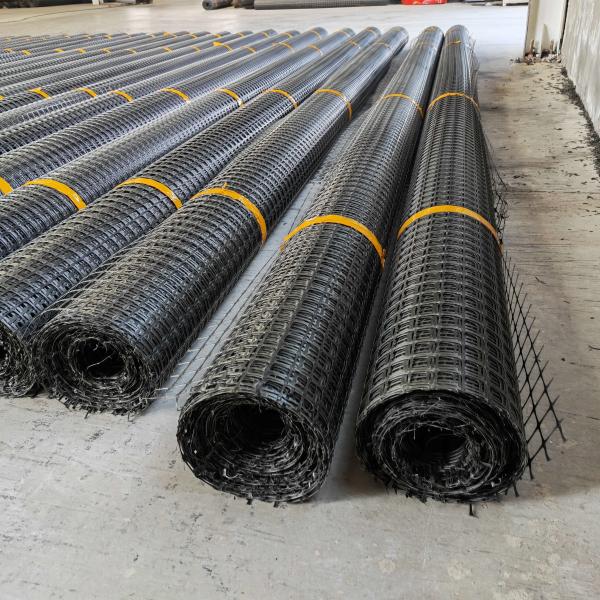 25.4*25.4mm Mesh Size High Strength Biaxial PP Plastic Geogrid for Soil Reinforcement Good Sell