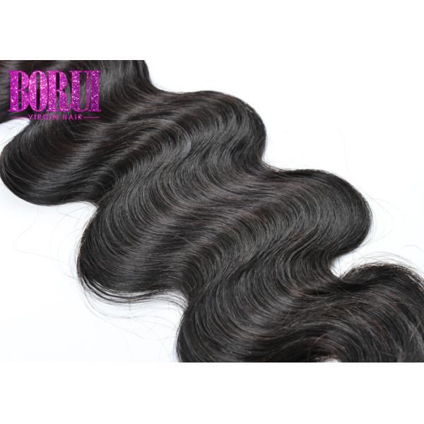 Pre Plucked Malaysian Human Hair Bundles With Closure Extension Optional Size