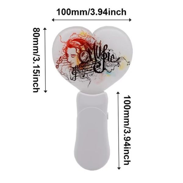 Creative Sublimation Acrylic LED Cheer Stick Blanks 7 Colors LED Cheer Stick For DIY Photo Printing