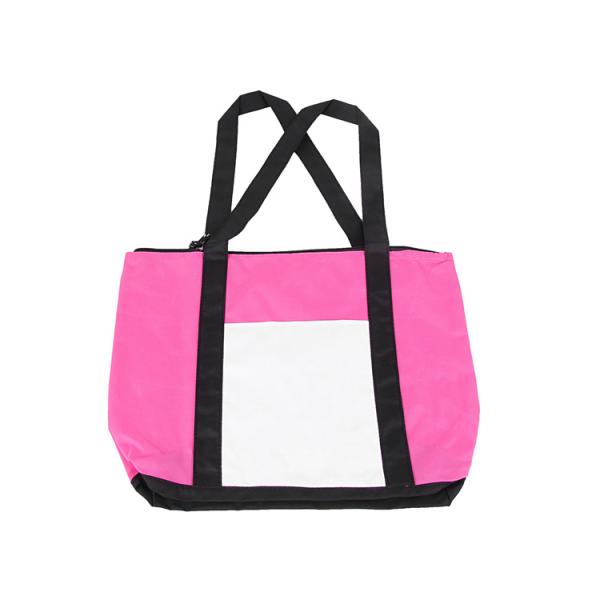 Colored Sublimation Diaper Bag Blanks Printable Canvas Mom Bag For Heat Transfer Printing