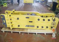 Modelo personalizado Backhoe Loader de Rock Breaker Hydraulic da máquina escavadora da caixa de tamanho da cor