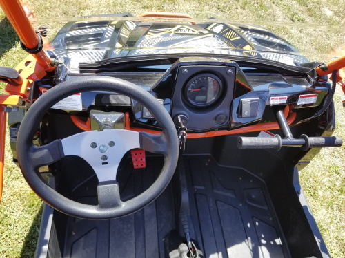 Тележка гольфа газа внедорожника UTV 170 Макс с таможней автошин лобового стекла слишком большой снабжает ободком/подвес