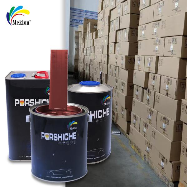 Fast Drying Dark Red Metallic Matte Car Paint