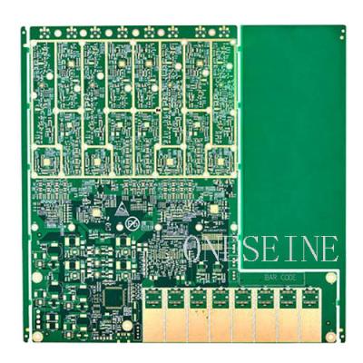 10 Layer Rogers FR4 HF PCB Board for Power Amplifier ENIG Finish
