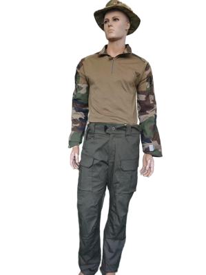 Combat Suit Camouflage Tactical Training Suit Frog Jacket Battle Trousers Quick Dry Camouflage Combat Shirt Tactical Clothing Ripstop Uniform