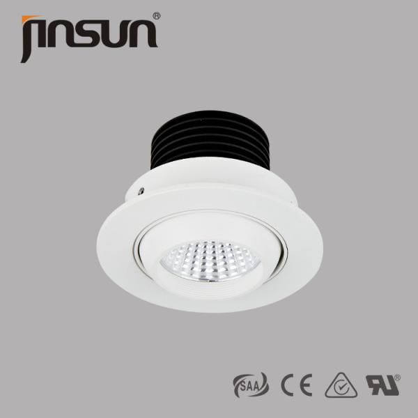WGolden white,black housing ox ed narrow beam angle downlight led spotlight