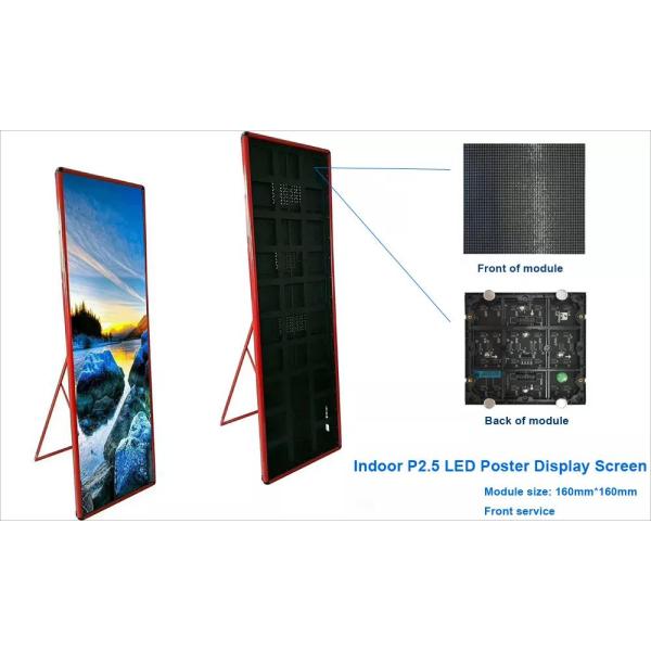 Wifi 4G привело видео-дисплей плаката для зеркала полного цвета дистанционного управления P2 P2.5 HD магазина розничной торговли