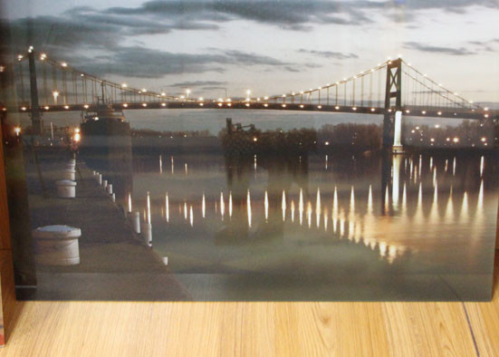 Home Decoration Digital Printing On Glass Never Fade Commercial Tempered Glass