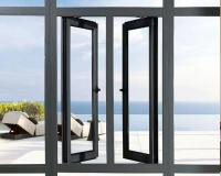 Fluorocarbon Spray Aluminum Casement Windows Custom Aluminium Glass Doors And Windows