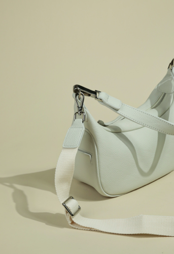 24cm 12cm Female Crossbody Bag Top Layer Cowhide Armpit Shoulder Bag