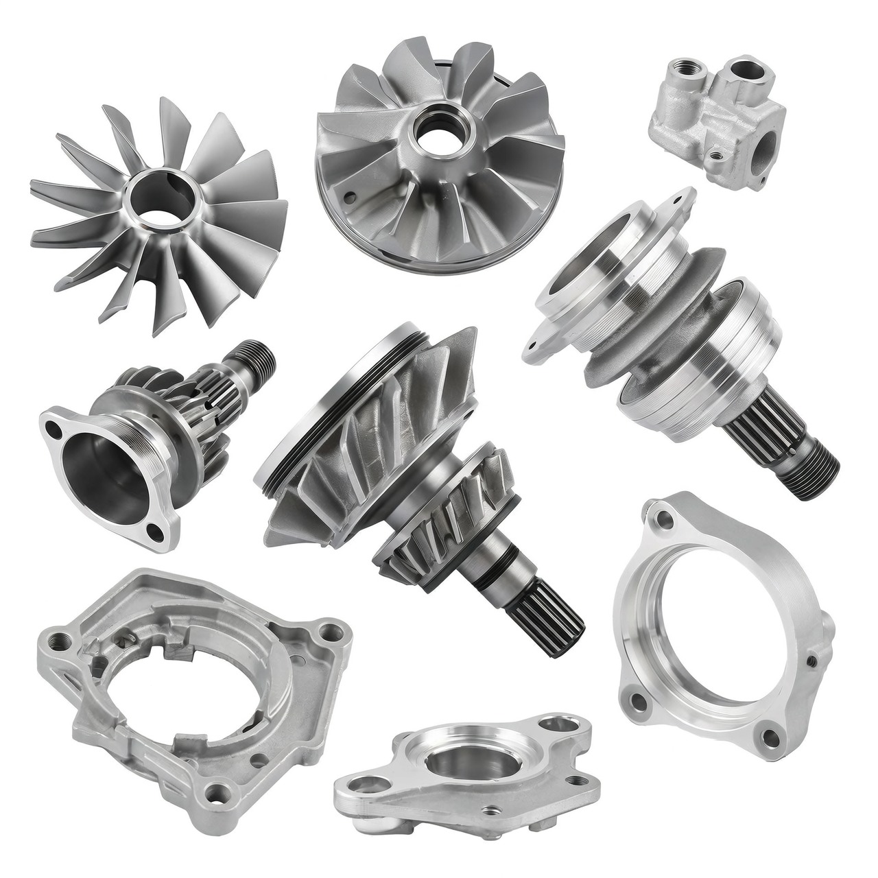 JB Inconel713C Turbine Wheel Shaft Moving Blades Gas Diesel Engine Combustion Chamber Investment Casting Services