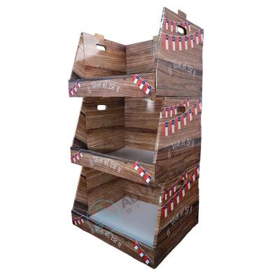 Eco Friendly Corrugated Cardboard Pallet Display With CMYK / Pantone Printing